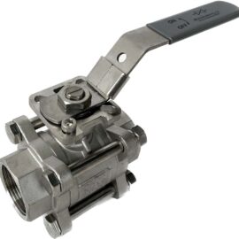 440095 / 3-Piece Ball Valve w. ISO Top