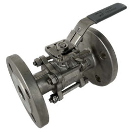 440194 / 3-Piece Ball Valve w. ISO Top