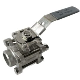 440595 / 3-Piece Ball Valve w. ISO Top